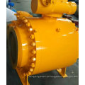 Cheio de válvula de esfera soldada industrial worm gear 6 polegada válvula de esfera PN16-25 (fabricante China) com patente e preço competitivo